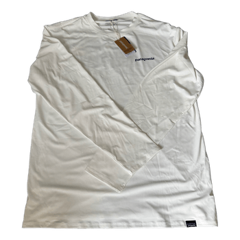 Patagonia white long-sleeve t-shirt