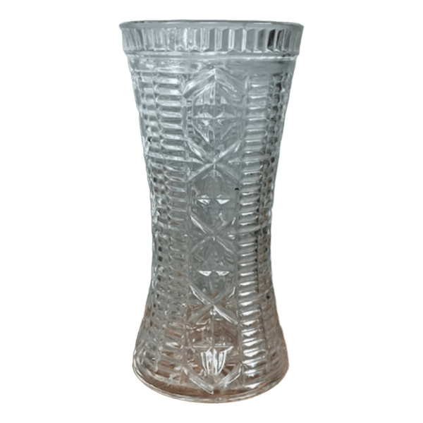 Vintage collection Pressed glass vase crystal glass