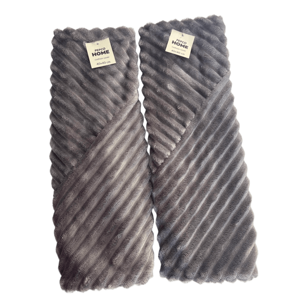 Grey cushion cover set