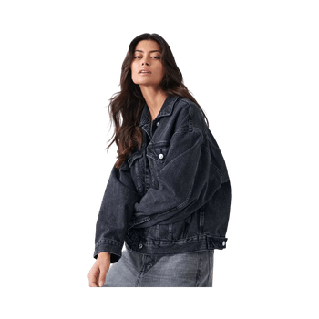 Loose denim jacket