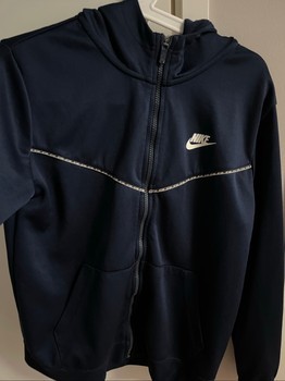 Nike navy zip hoodie