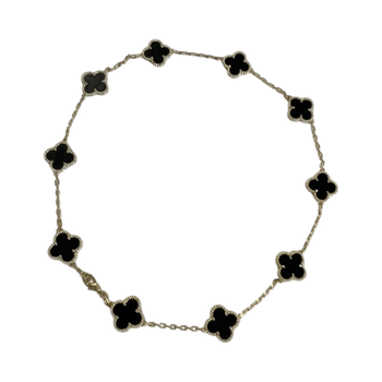 Black van cleef necklace