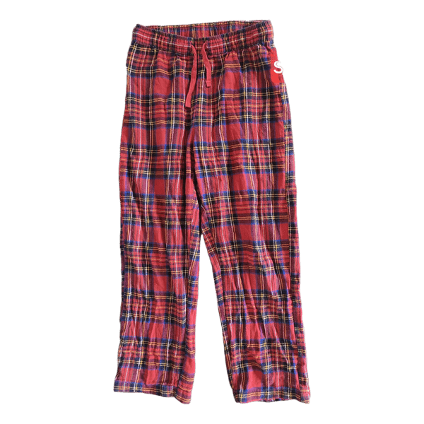 Rödrutiga pyjamasbyxor