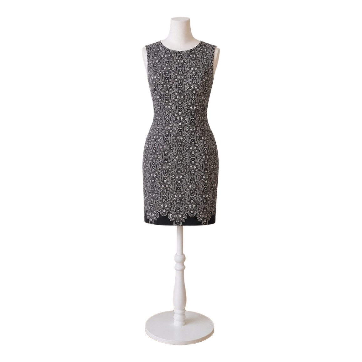 New York & Company patterned fitted dress