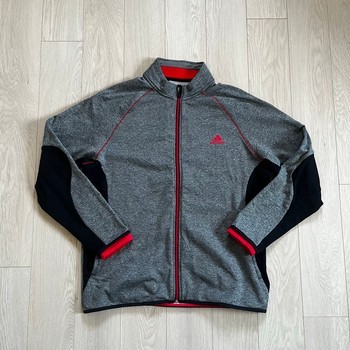 Adidas grey zip jacket