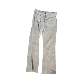 Beige corduroy trousers