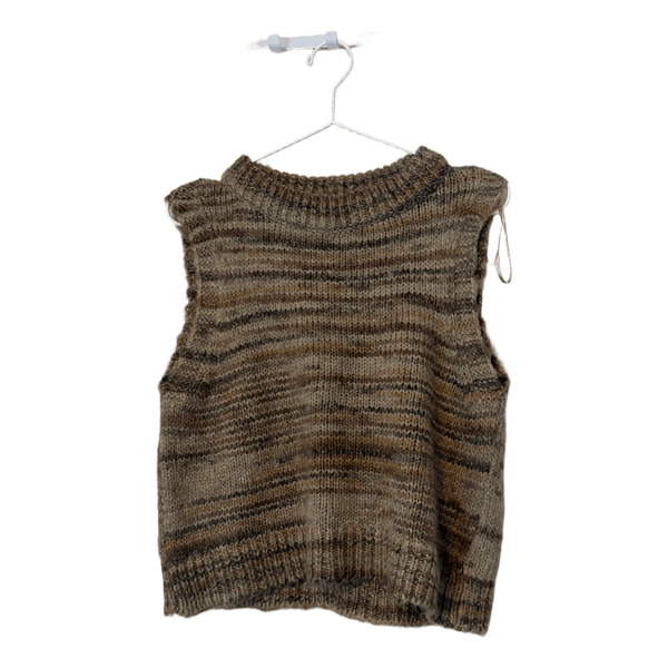 Brun strikket vest fra Only