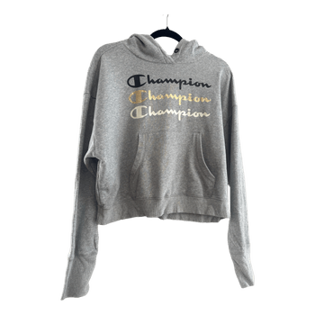 Grey Champion logo hoodie