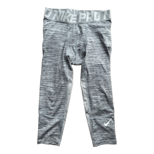 Nike Pro 3/4 Compression Tights Men’s M Grey Dri-FIT
