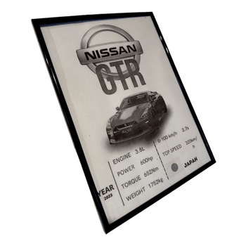 Nissan GT-R framed poster