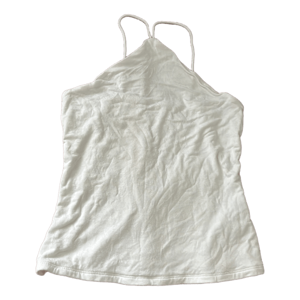 Hvid halterneck top