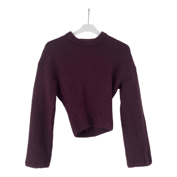 Bordeaux Gina Tricot striktrøje