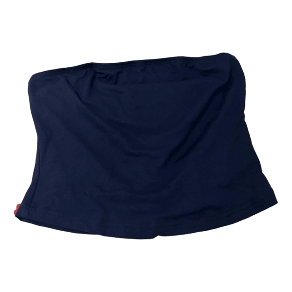 Blå shein strapless top