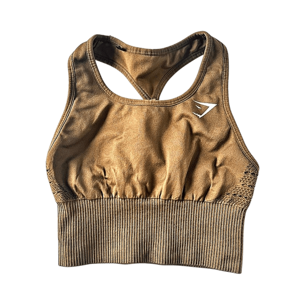 Gymshark oliivin vihreä urheilutoppi