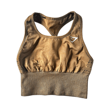 Gymshark oliivin vihreä urheilutoppi