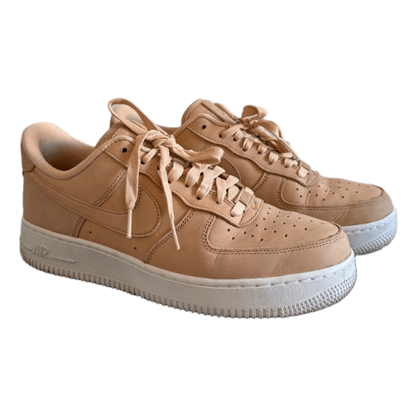 Nike beige air force sneakers