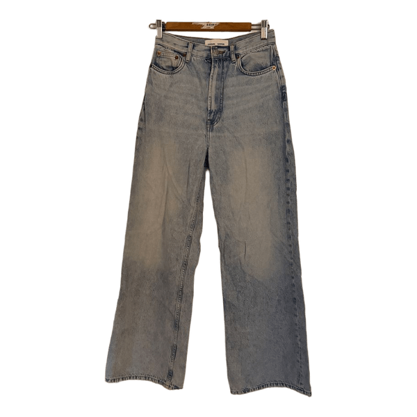 Lyseblå wide leg jeans