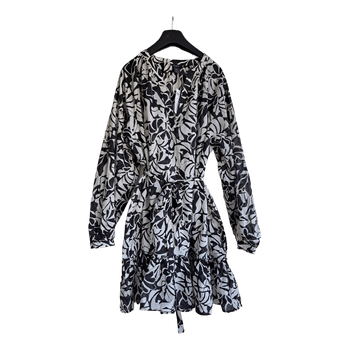 Lindex black white dress