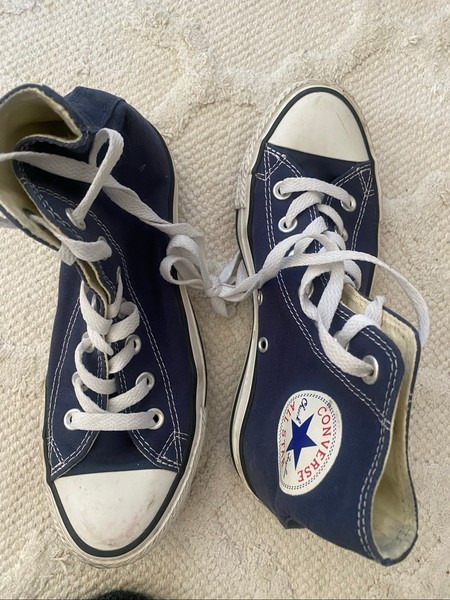Converse All Star blue trainers