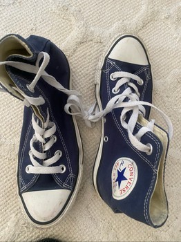 Converse All Star blue trainers