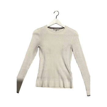 White skin tight shirt