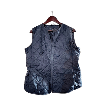 Tummn sininen Benetton kevyttoppaliivi