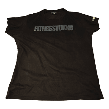 Musta Fitnesstukku t-paita