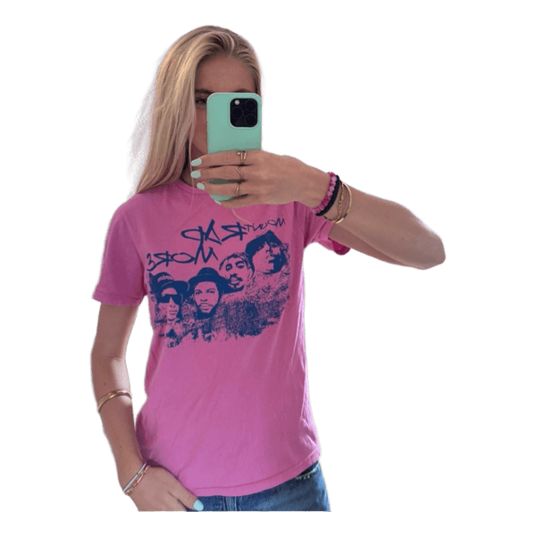 Lyserød t-shirt med print
