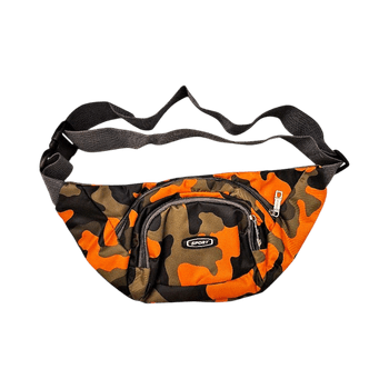 Oranssi camo vyölaukku