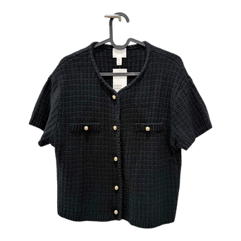 Black button up cardigan