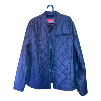 Guess navy quilted jacket