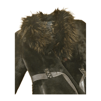 Black Fur Collar Coat