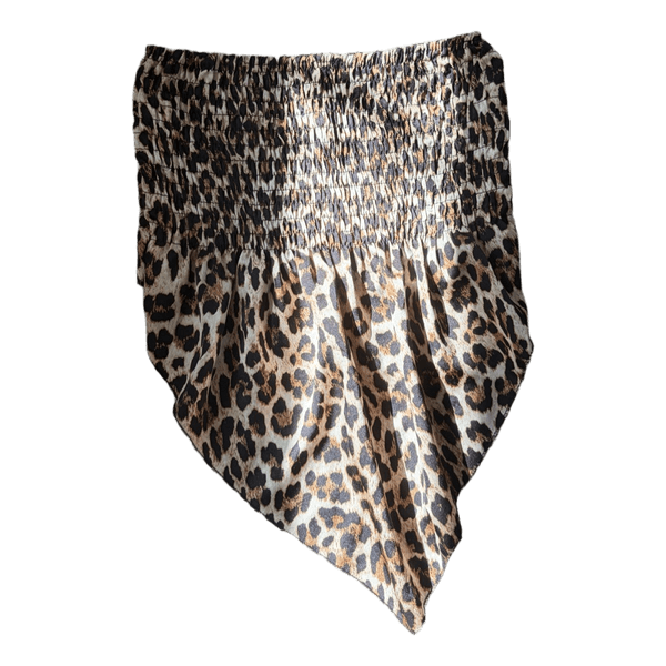 Leopardmønstret bandeau top