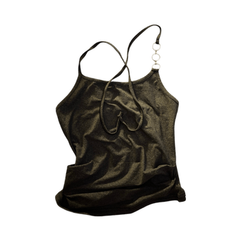 SHEIN top with ring-detail strap