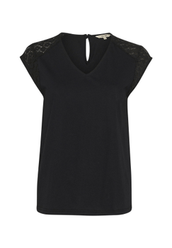 Printed tee Black