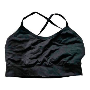Black sports bra