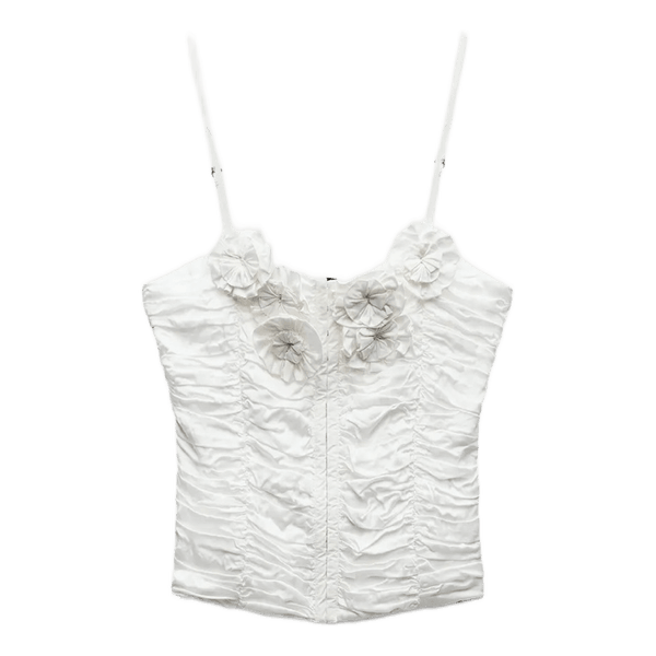 Floral corset top