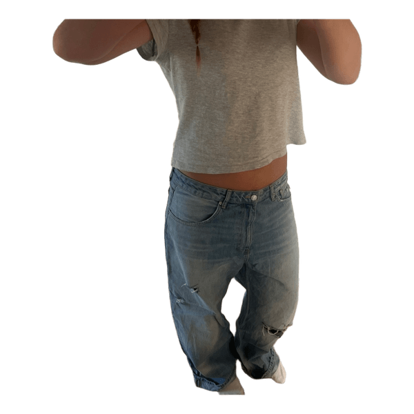 Lyseblå baggy jeans