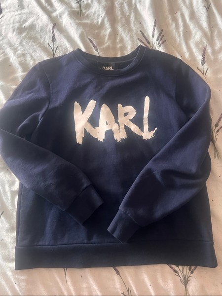 Karl Lagerfeld navy sweatshirt