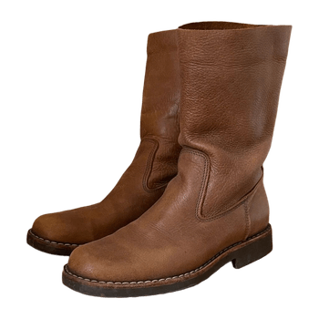 Leather boots brown vintage