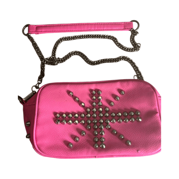 Pink niittilaukku