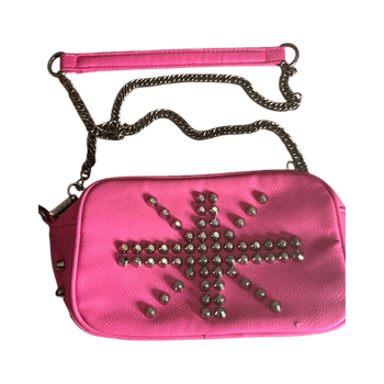 Pink niittilaukku