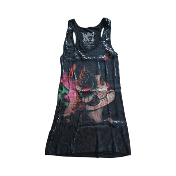 Paljettimekko toppi. BY IRON FIST. Koko xs.