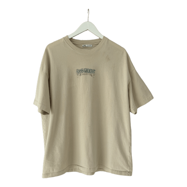 Zara beige graphic t-shirt
