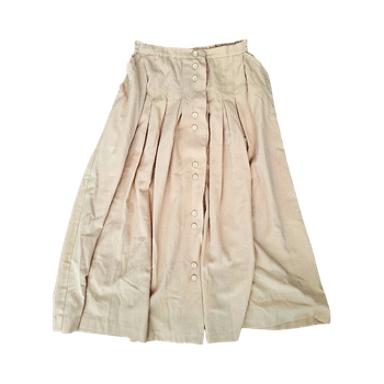 Keltainen vintage hame