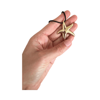 Starfish cord necklace