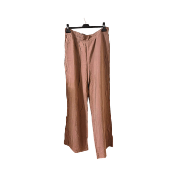 Ruskeat väljät housut