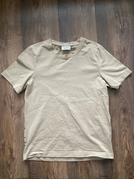 Beige Gina Tricot cotton t-shirt
