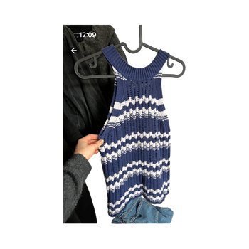 Navy summer top