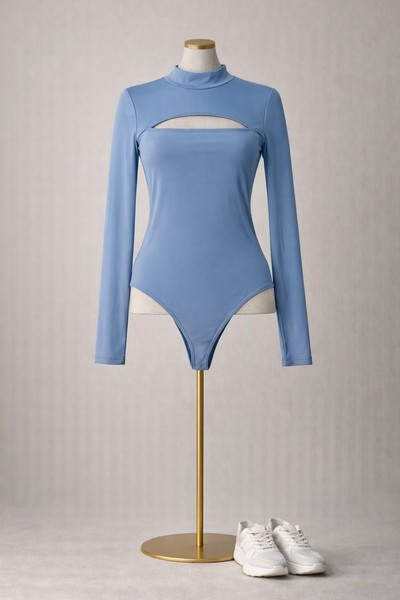 Light blue bodysuit